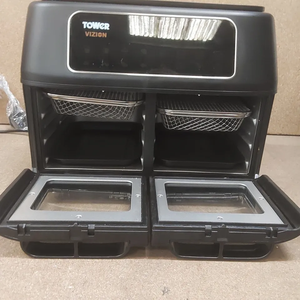 BOXED TOWER VIZION 11L DUAL COMPARTMENT AIR FRYER 