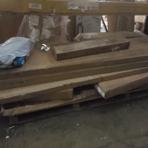 PALLET CONTAINING A LARGE QUANTITY OF ASSORTED FURNITURE PARTS ECT