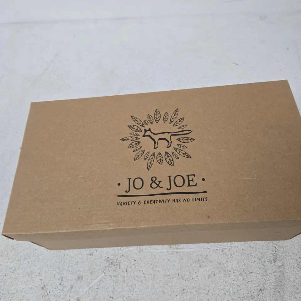 JO & JOE HAIG WIDE FIT BROWN SLIP-ON SHOES, UK 11