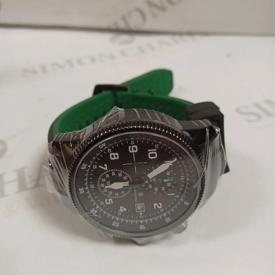 STOCKWELL CHRONOGRAPH SPORTS WATCH-LIMITED EDITION-BLACK DIAL WATCH
