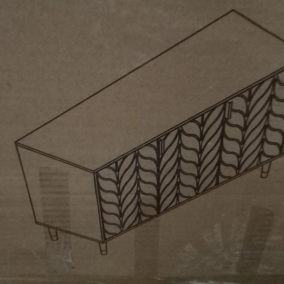 BOXED GLORIA SIDEBOARD - WHITE ( BOX 1 OF 2 ONLY)