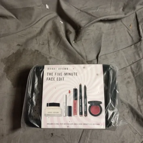 BOBBI BROWN THE FIVE-MINUTE FACE EDIT MAKEUP SET β 5 FULL-SIZE BESTSELLERS + MINI MASCARA