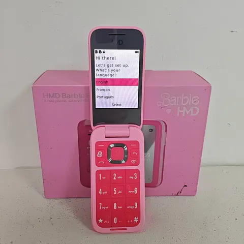 BOXED HMD BARBIE PHONE IN POWER PINK - TA-1681DS