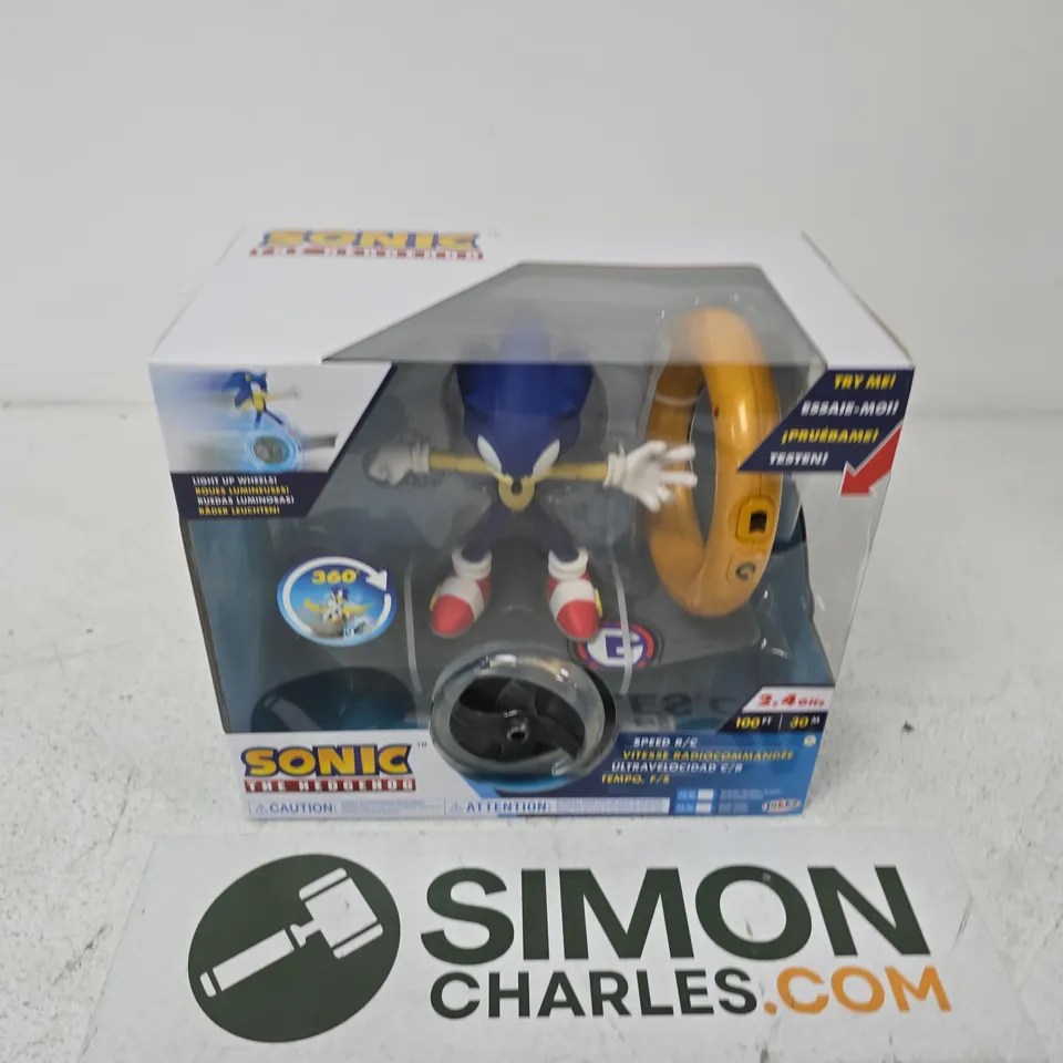 SONIC THE HEDGEHOG 360° RC VEHICLE – BOXED (2.4GHZ)