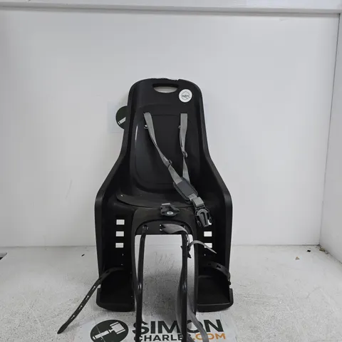 BLACK POLISPORT REAR CHILD BIKE SEAT UNBOXED
