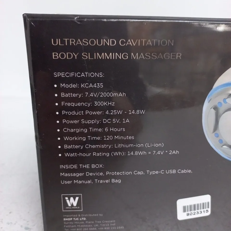 SEALED BEAULUXE ULTRASOUND CAVITATION BODY SLIMMING MASSAGER