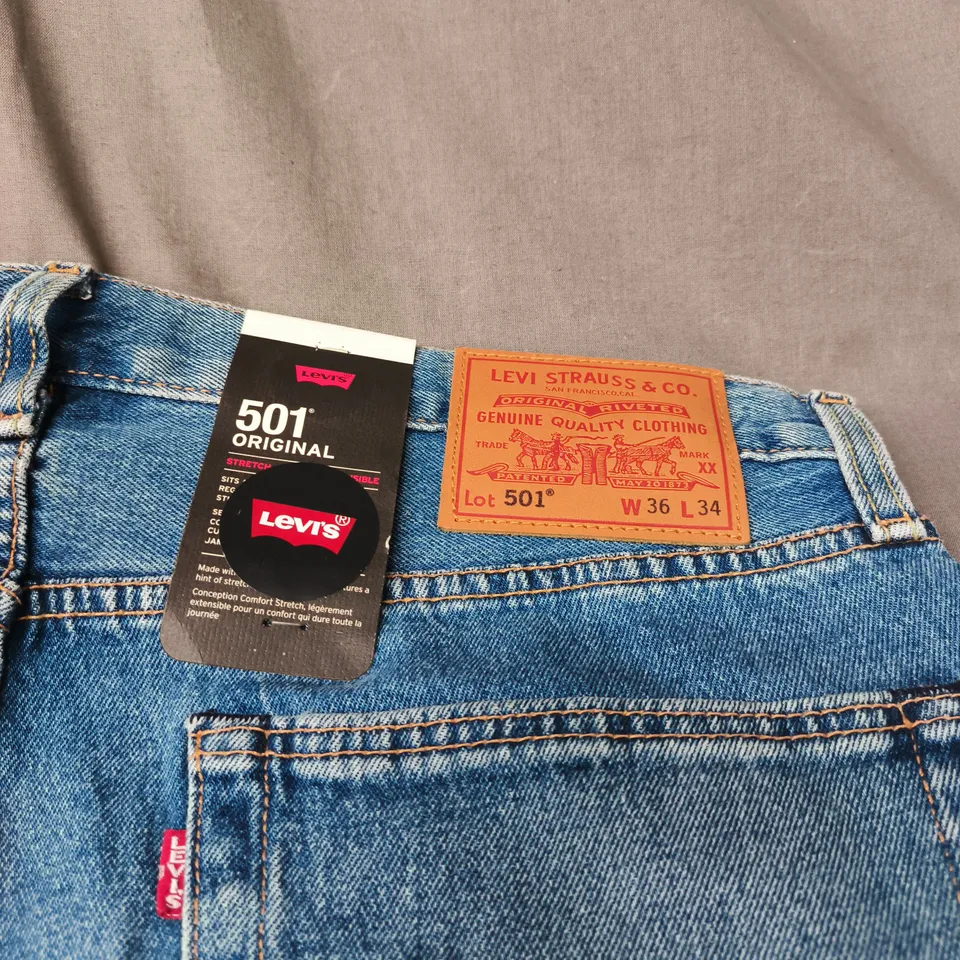LEVI'S 501 JEANS W36 L34 TAGGED