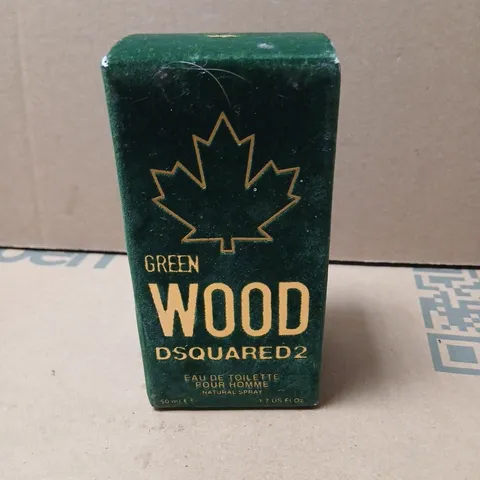 BOXED GREEN WOOD DSQUARED2 EAU DE TOILETTE 50ML