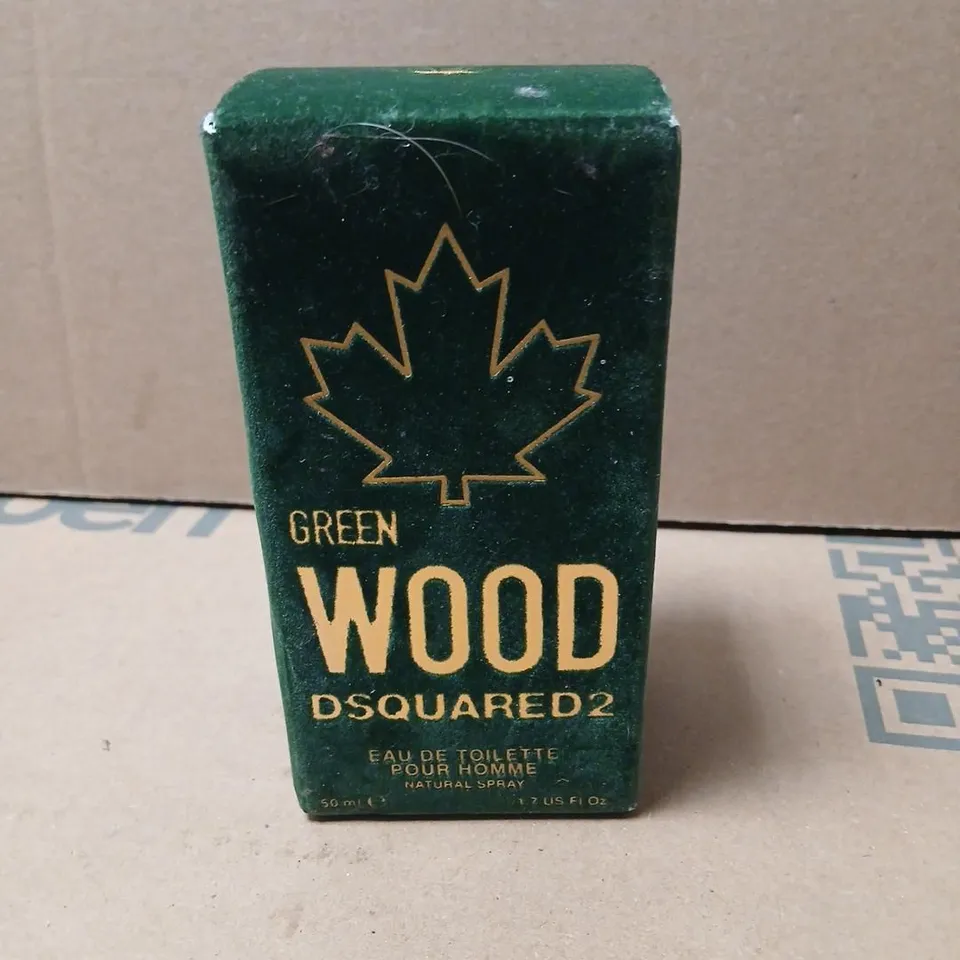 BOXED GREEN WOOD DSQUARED2 EAU DE TOILETTE 50ML