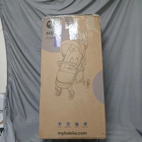 MY BABIIE MB30 PUSHCHAIR (BLACK / GREY) - COLLECTION ONLY