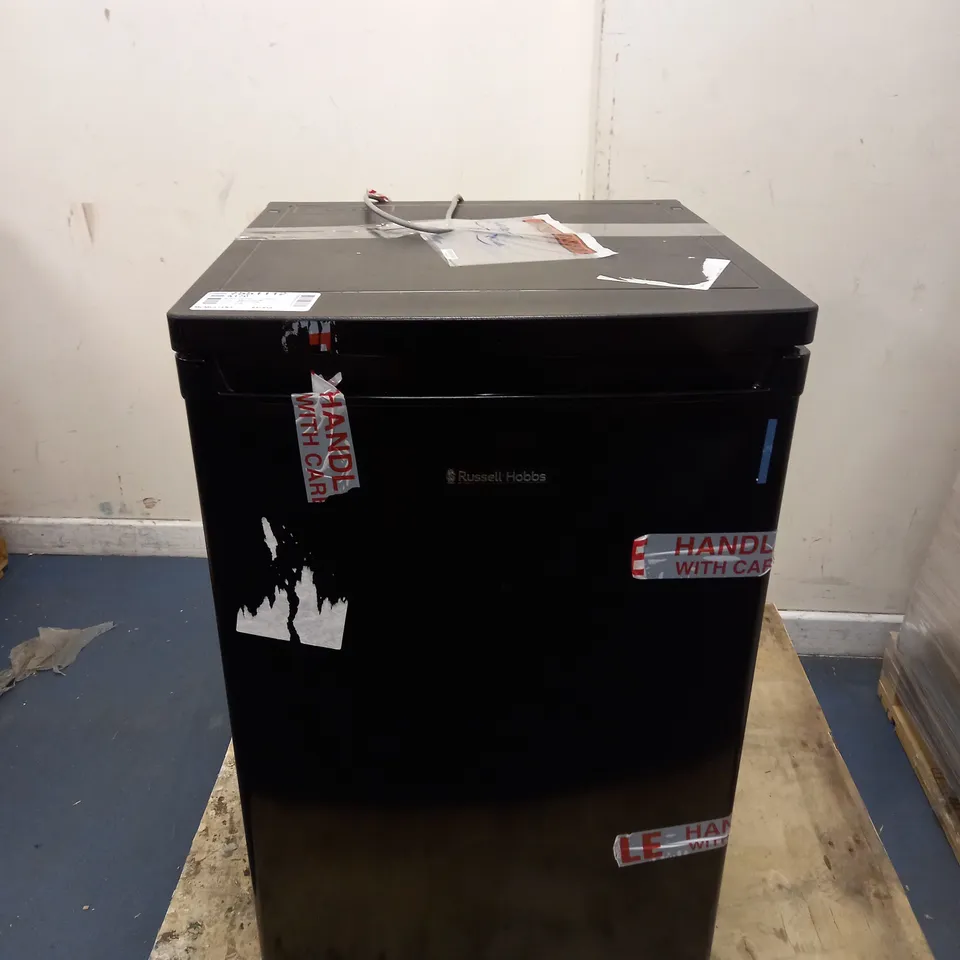 RUSSELL HOBBS RH55UCFZ6B FREESTANDING BLACK 55CM WIDE 83 LITRE UNDER COUNTER FREEZER COLLECTION ONLY