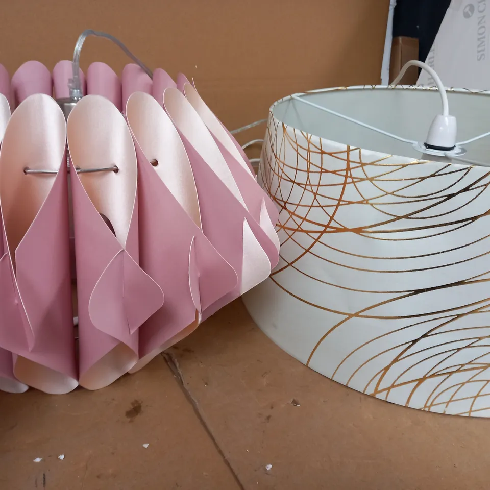 SET OF 3 UNIQUE DESIGN LIGHTSHADES