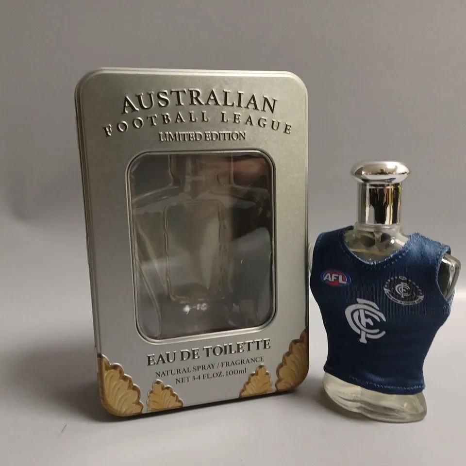 APPROXIMATELY 5 AUSTRALIAN FOOTBALL LEAGUE LIMITED EDITION EAU DE TOILETTE (5 x100ml) (CARLTON)
