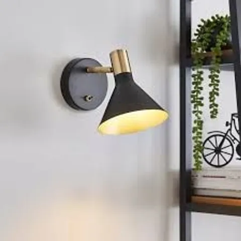 BOXED MORGAN INDUSTRIAL ADJUSTABLE WALL LIGHT