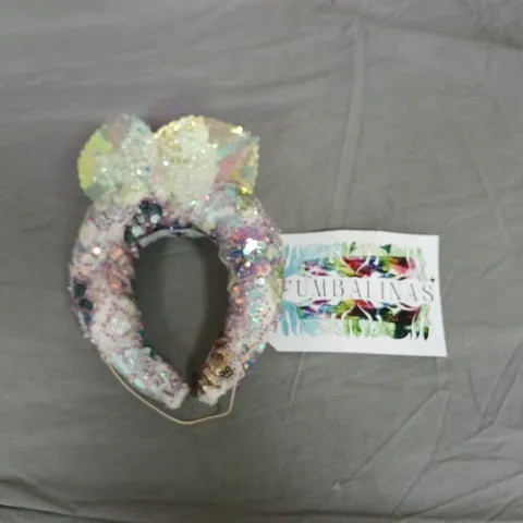 FUMBALINAS CHUNKY SEQUINED HEADBAND IN MULTI