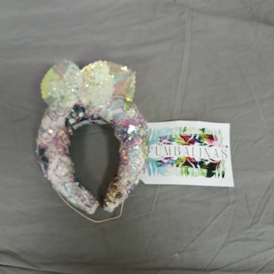 FUMBALINAS CHUNKY SEQUINED HEADBAND IN MULTI