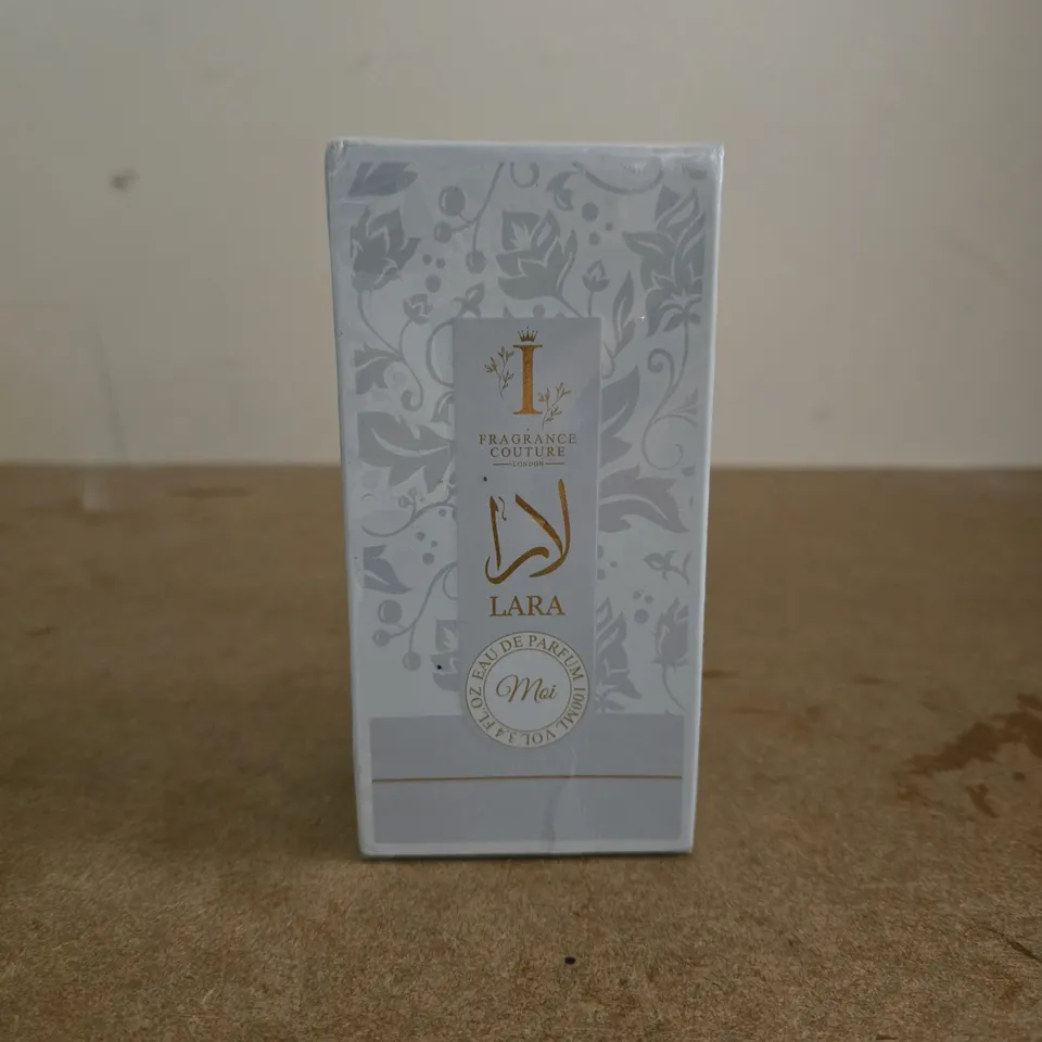 BOXED AND SEALED FRAGRANCE COUTURE LARA MOI EAU DE PARFUM 100ML