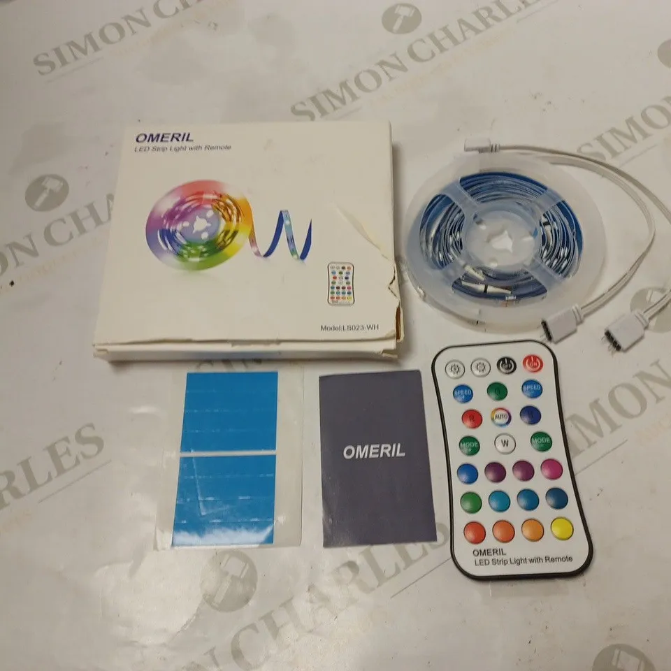 BOXED OMERIL LED STRIP LIGHT WITH REMOTE