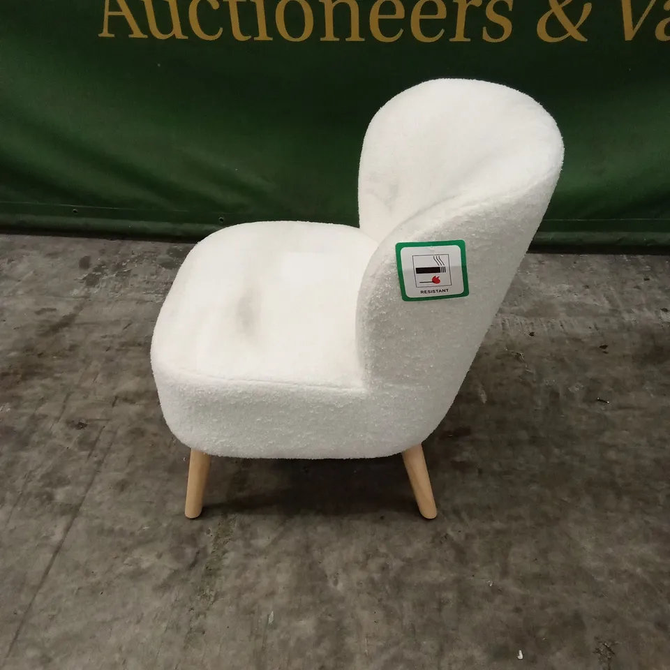 EVIE TEDDY ACCENT CHAIR - NATURAL