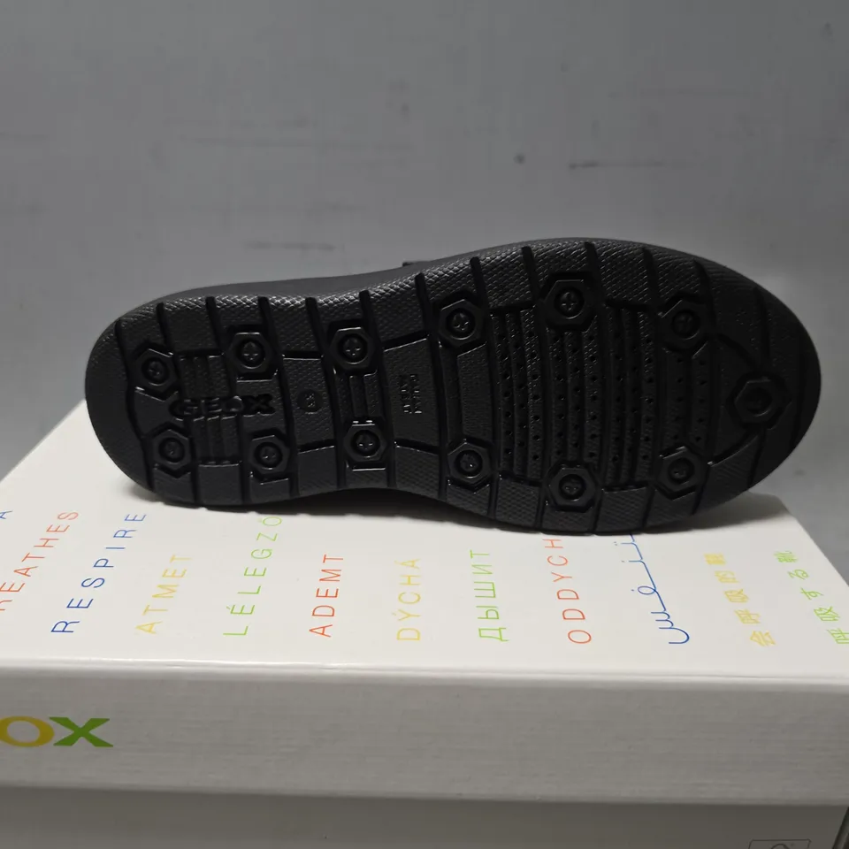 BOXED GOEX J RIDDOCK B I BLACK SMART SHOES - UK 1 