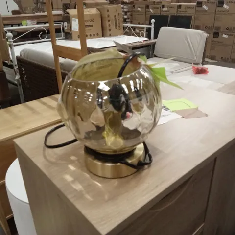 LITCHFORD 16cm SATIN BRUSH GOLD TABLE LAMP