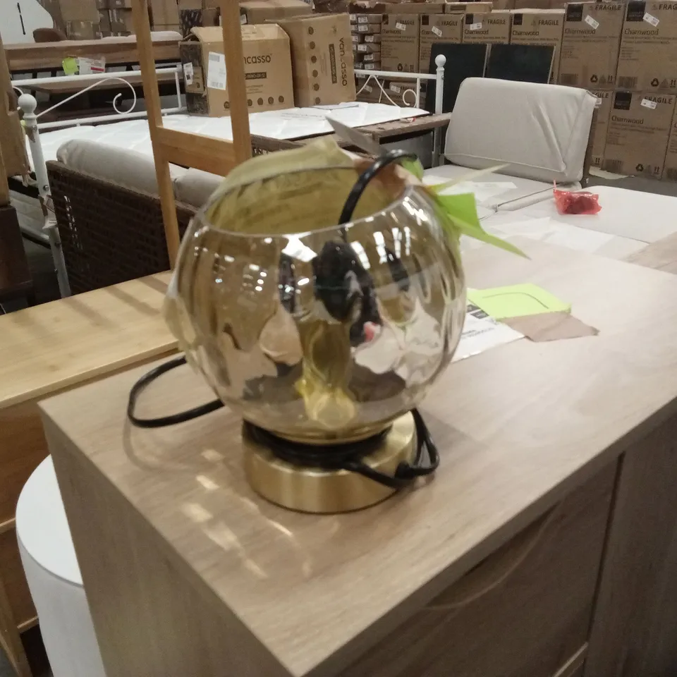 LITCHFORD 16cm SATIN BRUSH GOLD TABLE LAMP