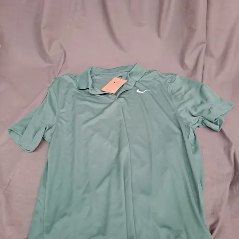 NIKE MEDIUM DRI-FIT POLO PASTEL GREEN