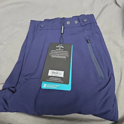 CALLAWAY WEATHER SERIES WATERPROOF NAVY PANTS - S/SH/27