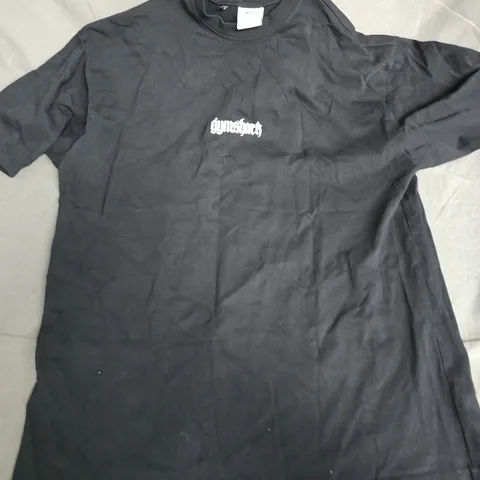 GYMSHARK BACK GRAPHIC TEE IN BLACK - OVERSIZED FIT XS