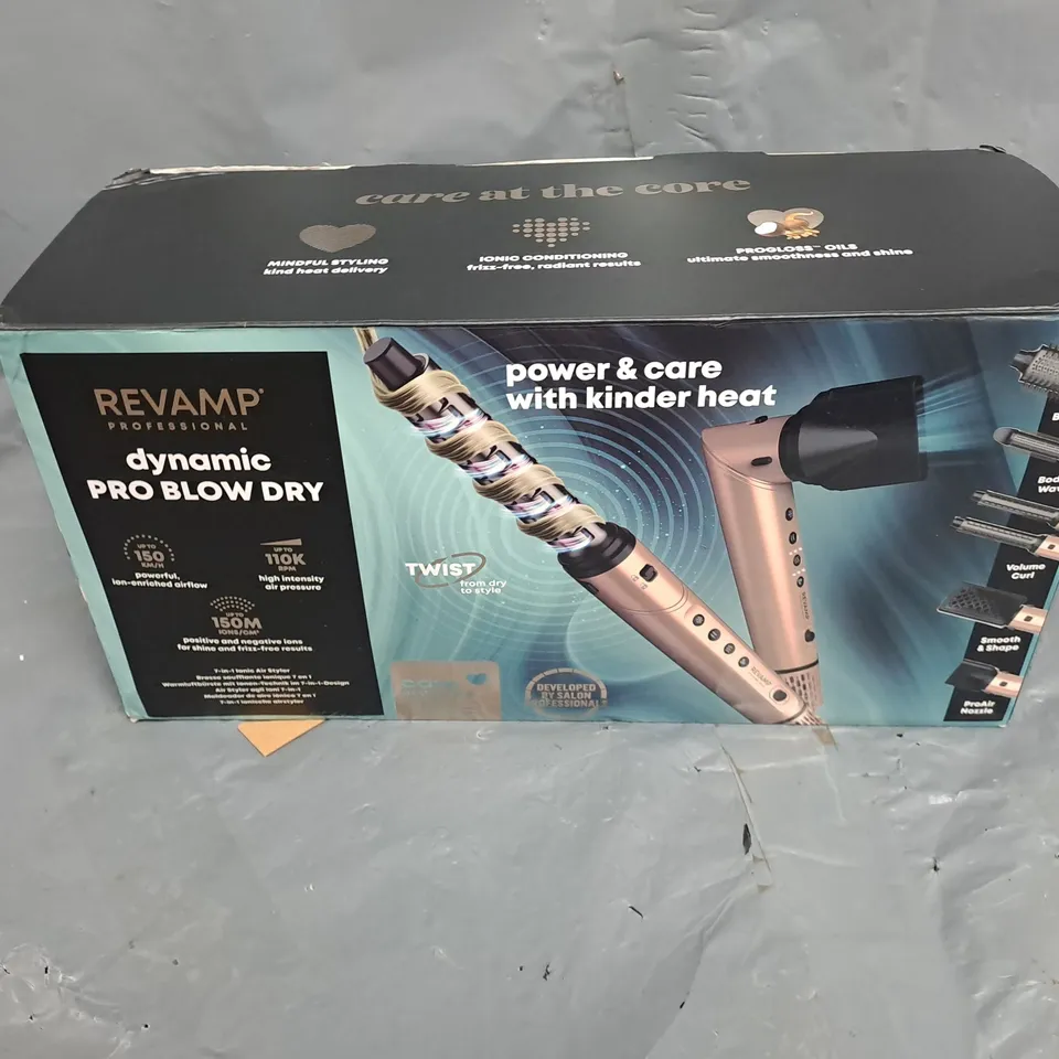 REVAMP DYNAMIC RADIANCE PRO BLOW DRY 7 IN 1 IONIC AIRSTYLER