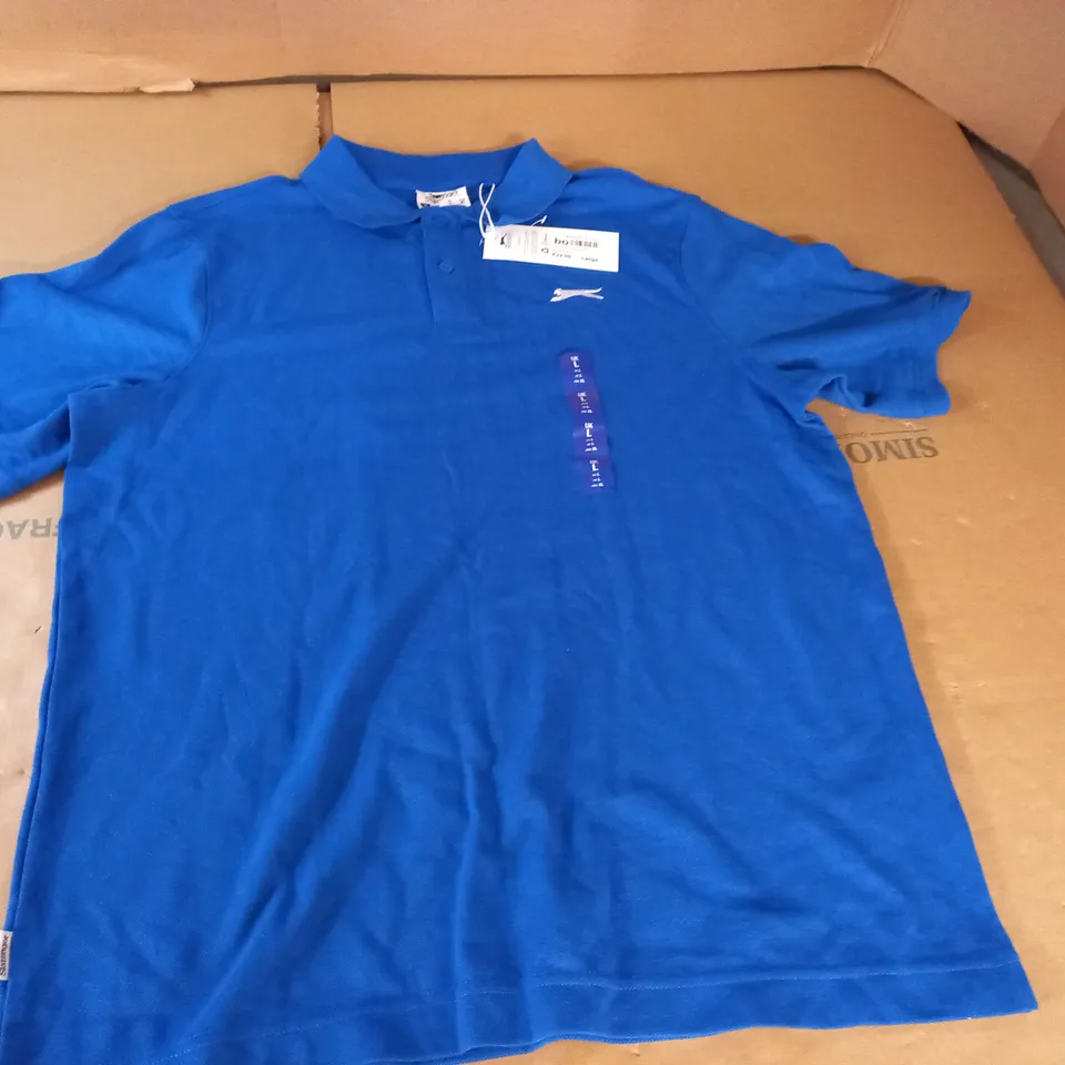 SLAZENGER BLUE POLO SHIRT - L