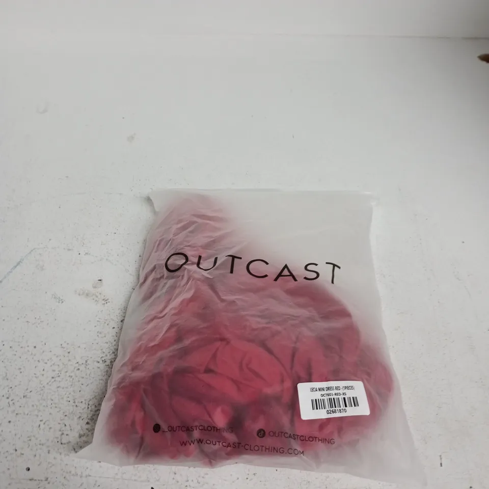 OUTCAST LECIA MINI DRESS RED – XS (1 PIECE)-XS