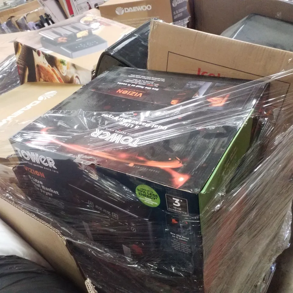 PALLET CONTAINING ASSORTED RETURN AIR FRYERS