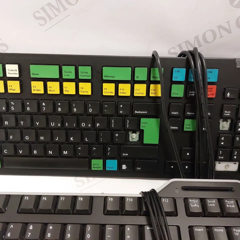 BOX OF APPROX 30 ASSORTED KEYBOARDS - COLLECTION ONLY
