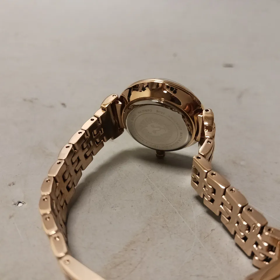 BOXED ANNE KLEIN ROSE GOLD BAND GREEN DIAL WOMEN'S WATCH