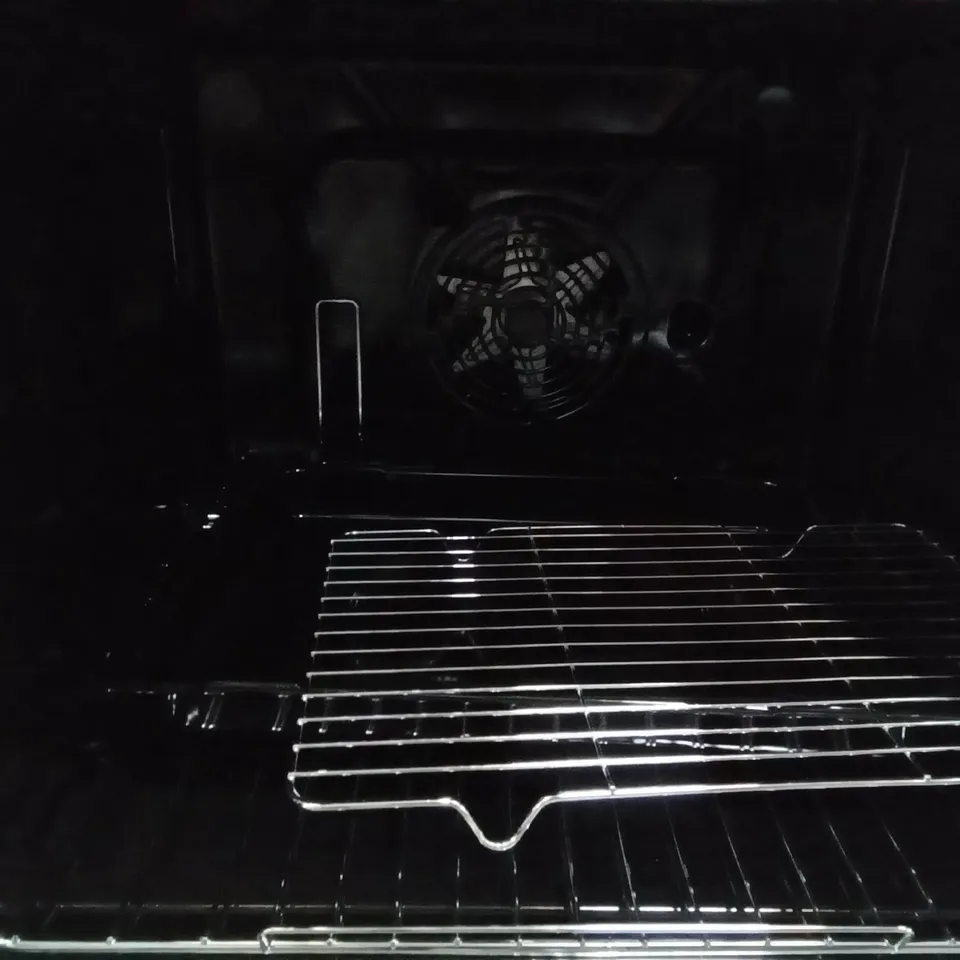 INDESIT 4 HOB ELECTRIC DOUBLE BLACK OVEN 