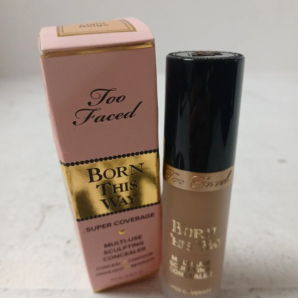 BOXED TOO FACED BORN THIS WAY CONCEALER 13.5ML - LIGHT BEIGE