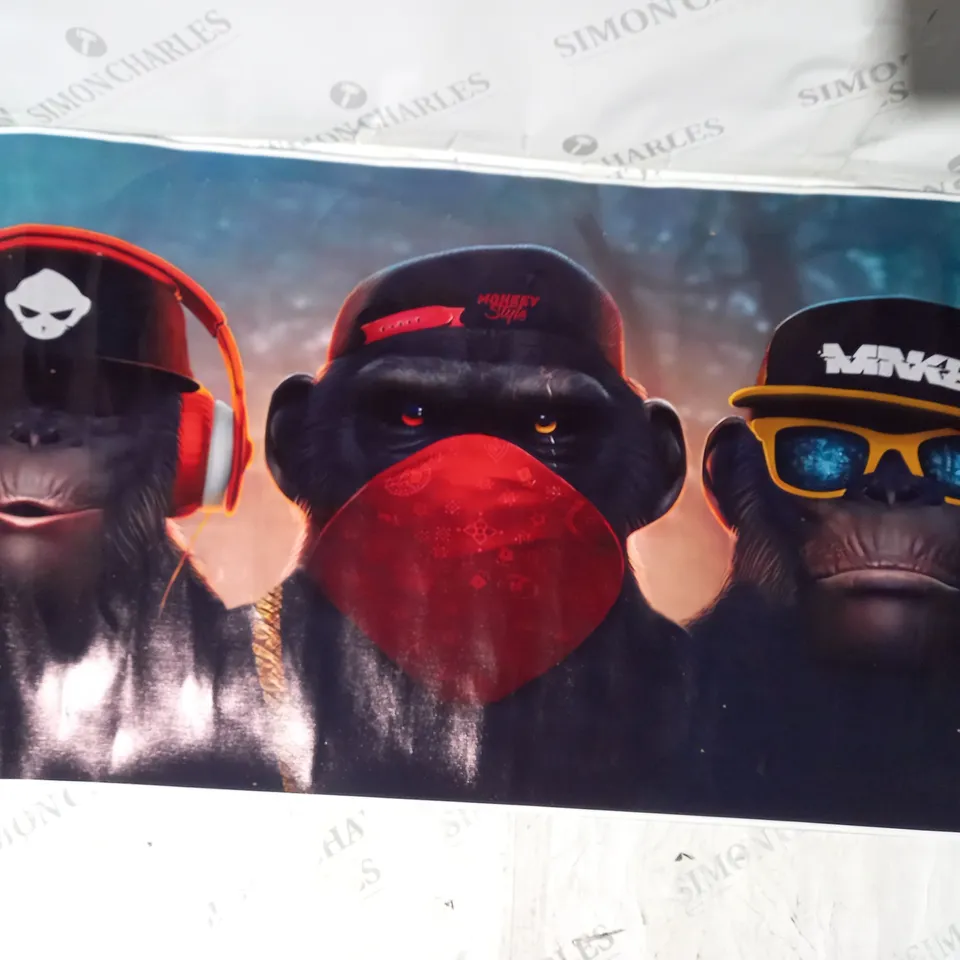 HEAR NO EVIL, SPEAK NO EVIL, SEE NO EVIL ART PRINT
