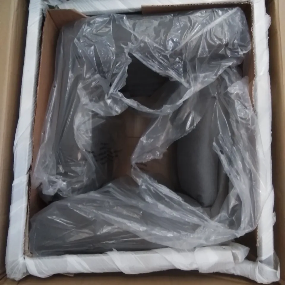 BOXED SET OF 2 BAR STOOLS IN GREY (1 BOX)