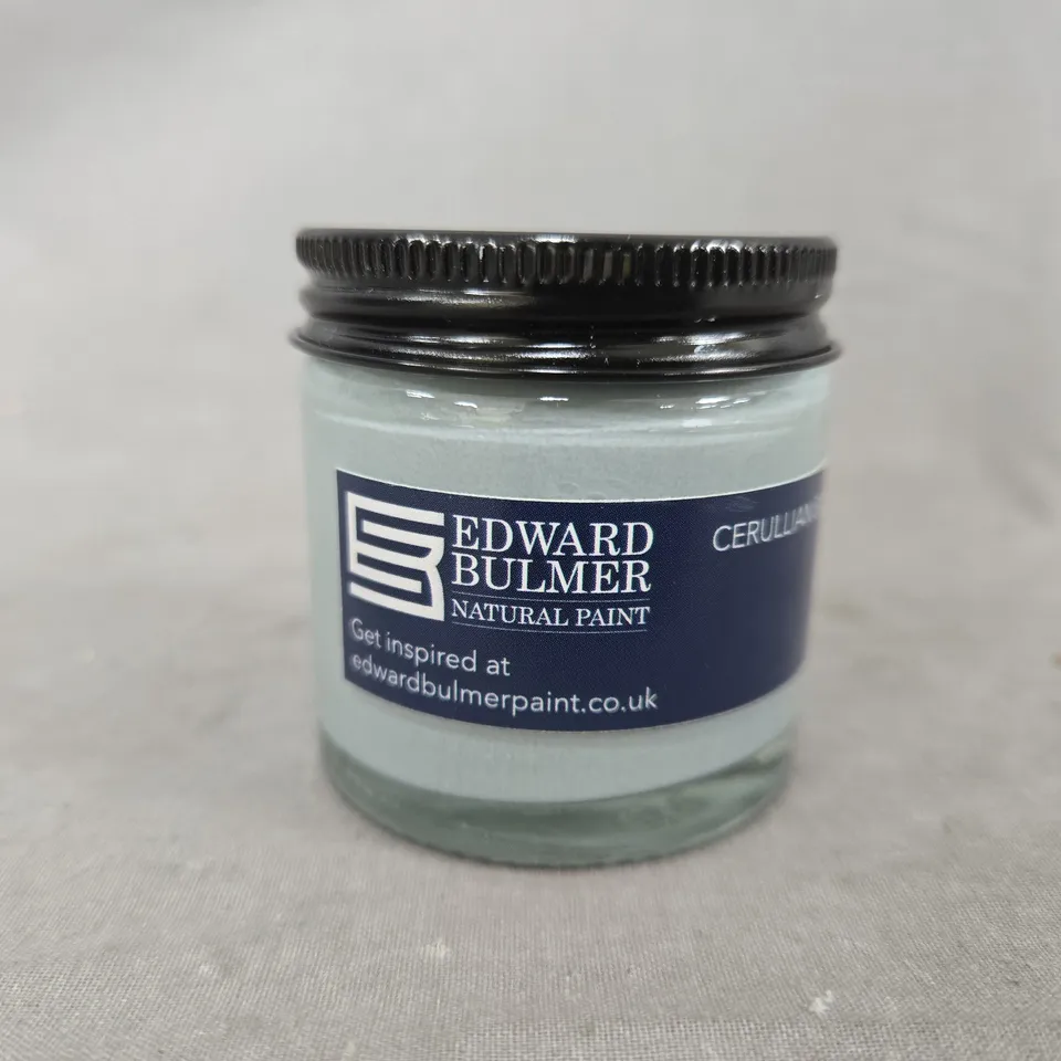 EDWARD BULMER SMALL NATURAL PAINT JAR - CERULLIAN BLUE