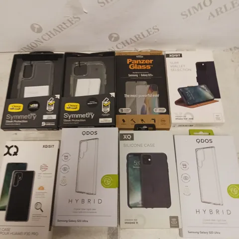 APPROXIMATELY 30 ASSORTED SMARTPHONE PROTECTIVE ACCESSORIES TO INCLUDE CASES & SCREEN PROTECTORS