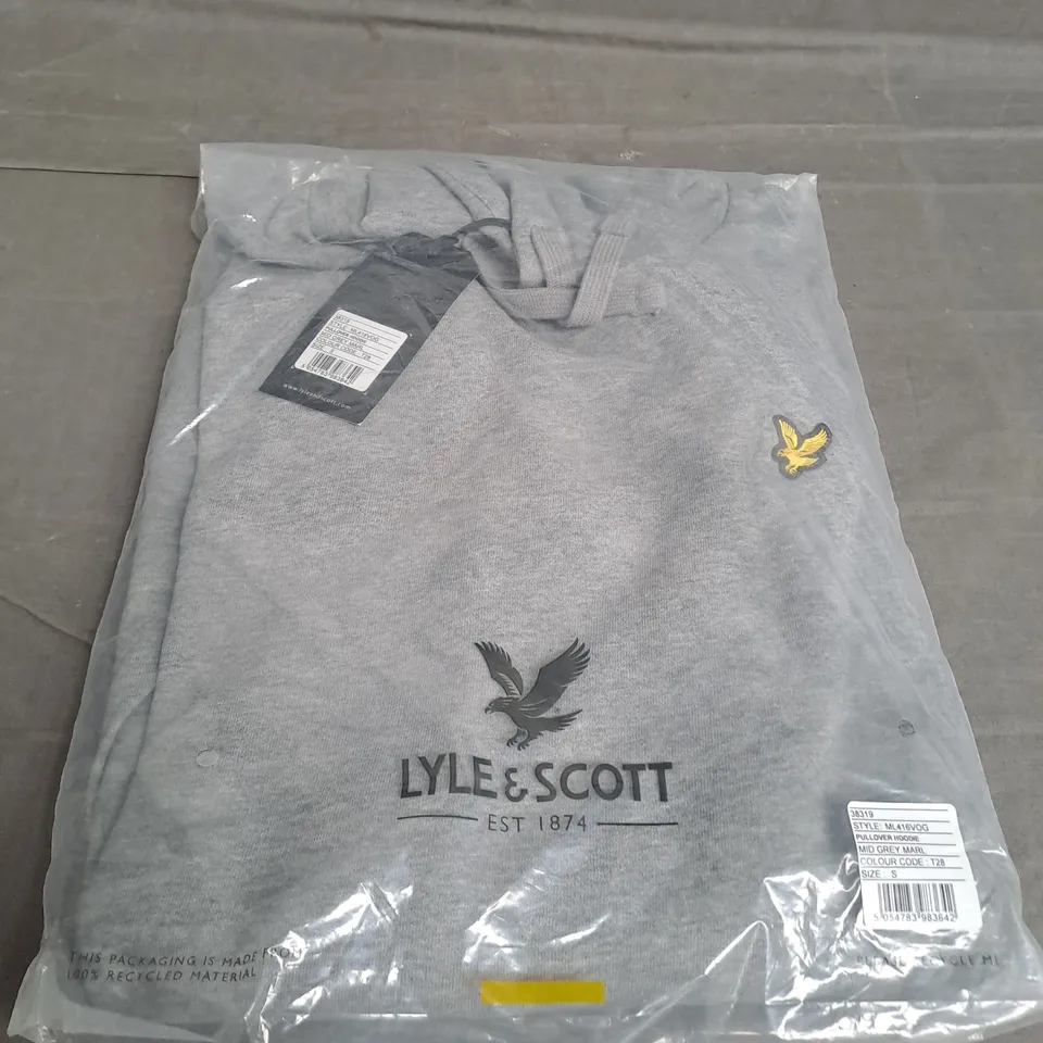 LYLE AND SCOTT GREY HOODIE SIZE S