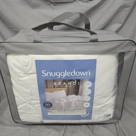 SNUGGLEDOWN SCANDI COLLECTION NATURAL DUCK FEATHER & DOWN DUVET – 200X200CM