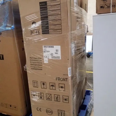 BOXED LEC 55CM FRIDGE FREEZER 50:50 - WHITE