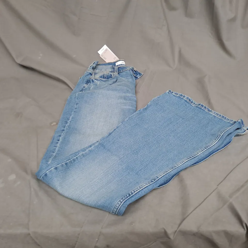 MANGO FLAIRE HIGH WAISTED JEANS 38 