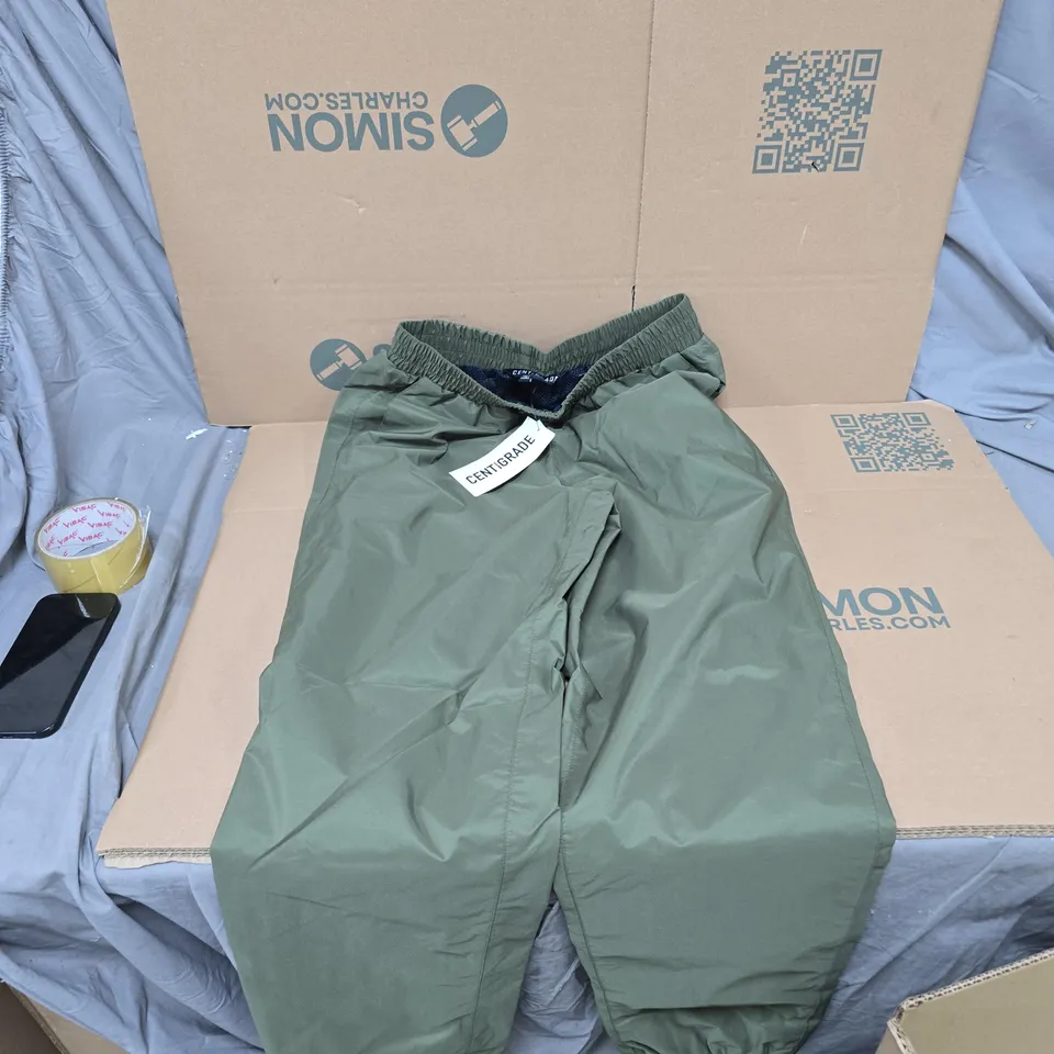 CENTIGRADE WATERPROOF TROUSERS KHAKI – UK XS