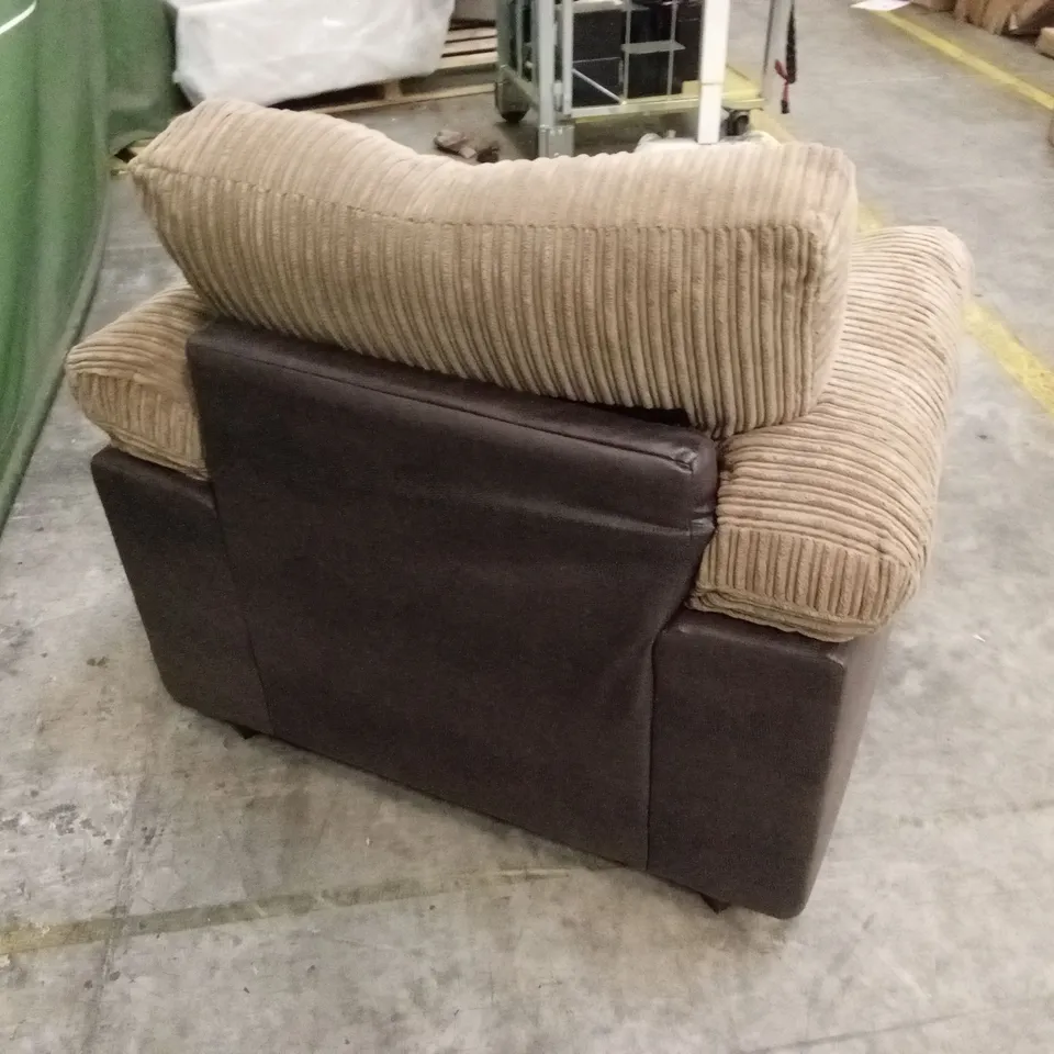 ARMSTRONG ARMCHAIR - BROWN RRP £449