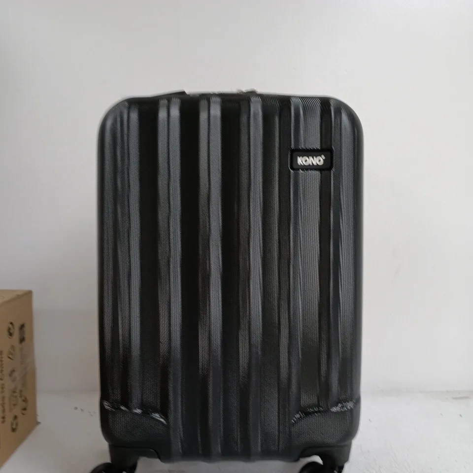 KONO 19IN HARD SHELL LUGGAGE – STYLE K1773-1L-BK, BLACK