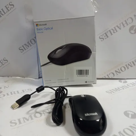 MICROSOFT BASIC OPTICAL MOUSE WIRED