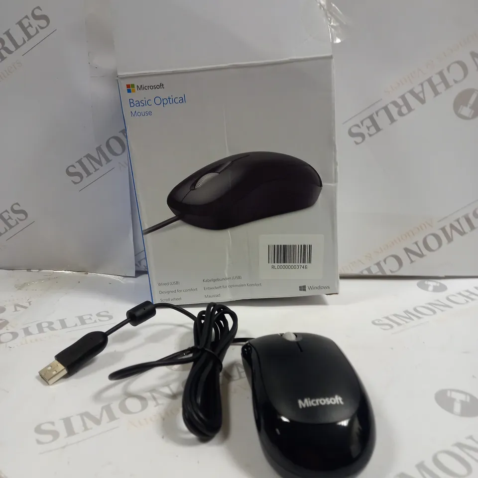MICROSOFT BASIC OPTICAL MOUSE WIRED